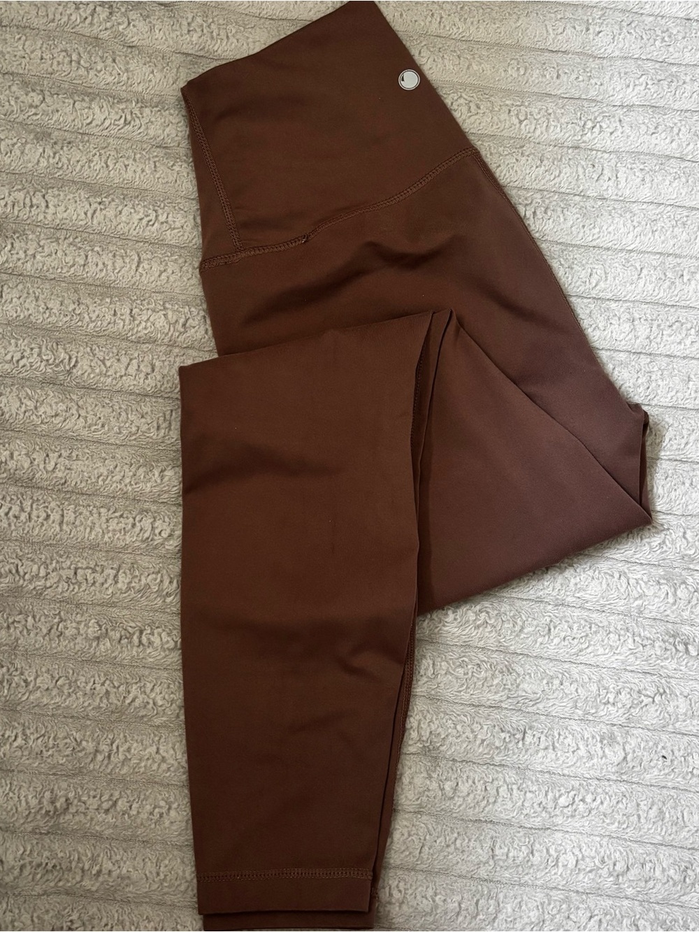 High-Rise Brown Active Leggings